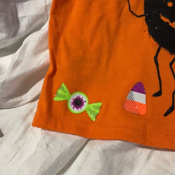 Cat & jack 3t orange Halloween candy shirt NWT - Picture 7 of 8